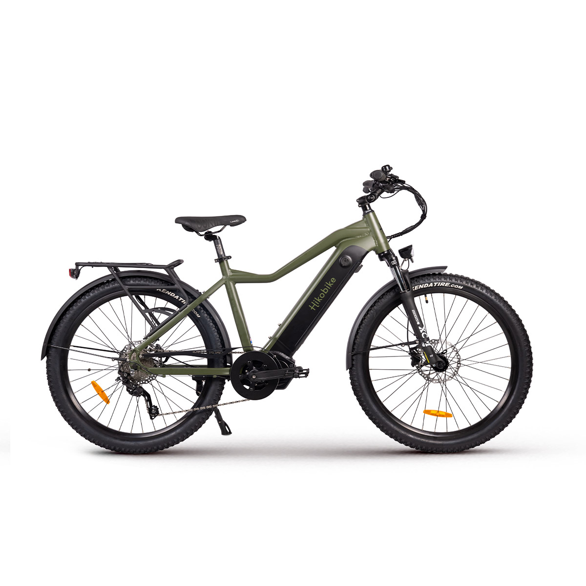 Ascent e-Bike - Olive Green electric bike - Hikobike