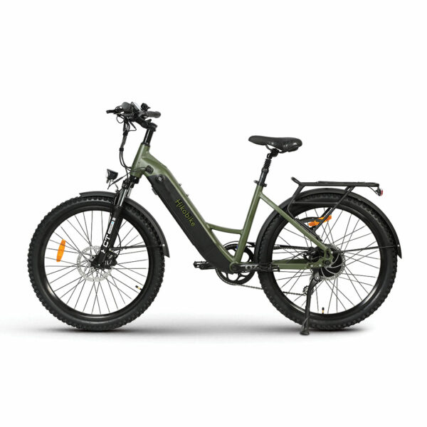 Scout e-Bike - Olive green electric bike - Hikobike