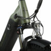 nz e bike - front light - Olive green electric bike - Hikobike