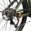 nz e bike - rear wheel - Olive green electric bike - Hikobike